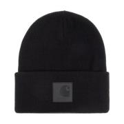 BLACK LOGO BEANIE