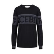 Crew-neck sweater i merinould