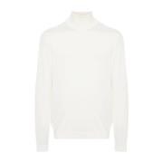 Luksuriøs Turtleneck Sweater Ecru