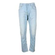 Klassiske Denim Jeans med Elastanblanding