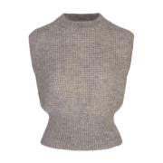 Mohair Blend Grå Sweater