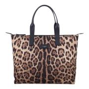 Leopard Print Tote Taske