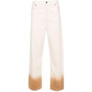 Cremehvide Straight Leg Jeans