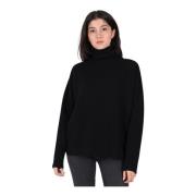 Sort Rullekrave Sweater Liora