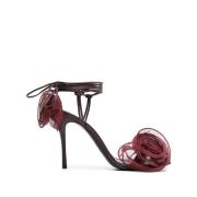 Oxblood Red Stiletto Heel Sko