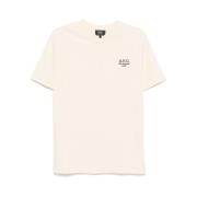 Beige Crew Neck T-shirt