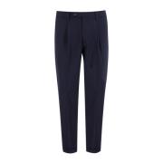 Elegant Wide Fit Button Trousers