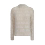 Jacquard Strik Pullover