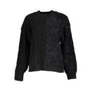 Elegant Turtleneck Sweater med Kontrastdetaljer