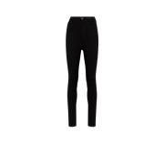 High-rise Skinny Jeans med Fem Lommer