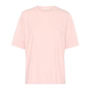 Lyserød Melange Box Top Tee