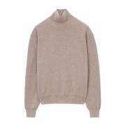 Beige Stilfuld Kvinders Sweatshirt AW24