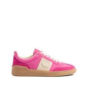 Fuchsia Sneakers To-Tone Design