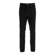 Sort Bomuld Slim Fit Jeans