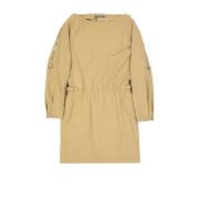 Beige Uldblandings Minikjole AW24