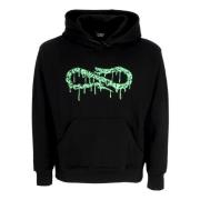 Sort Logo Hoodie med Frontlomme