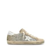 Forvrænget Glitter Sneakers Beige