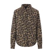 Leopard Print Jacket Shirt