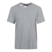 Grå Logo T-Shirt Casual Stil