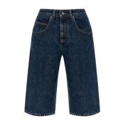 Denim Bermuda Shorts