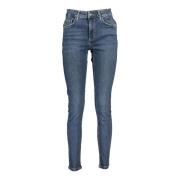 Blå Denim Dame Jeans, Slim Fit