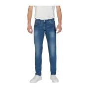 Slim Fit Bomuld Bland Jeans