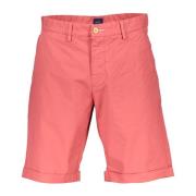 Rød Bermuda Shorts med Logo