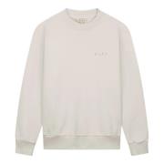 Spiral Face Crewneck Sweaters Beige