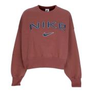 Oversized Crewneck Sweatshirt Rød/Violet/Marineblå