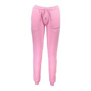 Sporty Pink Damebukser med Broderi