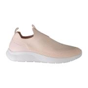 Pink Sporty Elastiske Sneakers til Kvinder