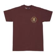 Galaktisk Stack Tee Aubergine Herre T-shirt