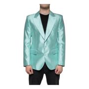 Mint Grøn Silke Slim Fit Blazer