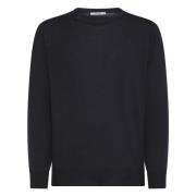 Merino Uld Navy Sweater