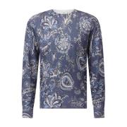 Luksuriøs Paisley Cashmere Silkebluse