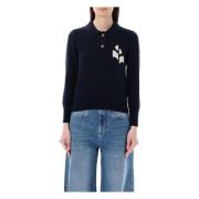 Midnight Blue Strikvarer Nola Sweater