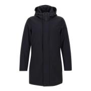 Sort Sporty Parka Isoleringsklasse Kollektion