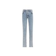 Slangebroderede Slim-Fit Jeans