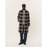 Buffalo Check Wool Coat