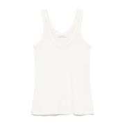 Ribbet Bomuld Tank Top