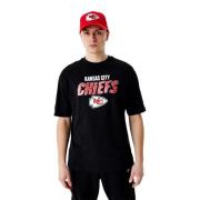 Sort Chiefs Script Grafisk Tee