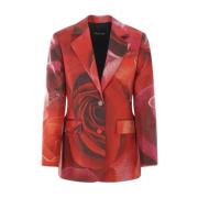 Garden Rose Print Twill Jakke