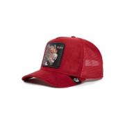 Suede Dragon Trucker Cap