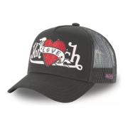 Sort Trucker Cap med Lovu Design