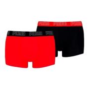 Rød/sort hverdags trunk boxers