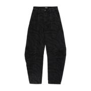 Zebra Twill Cargo Pants i sort