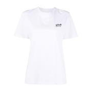 Logo Regular T-shirt i Hvid/Sort