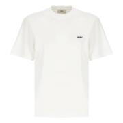 Bomulds T-shirt med Logo