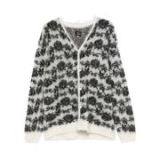 Mohair Blomstret Jacquard Sweater