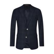 Marineblåternet Blazer Regular Fit